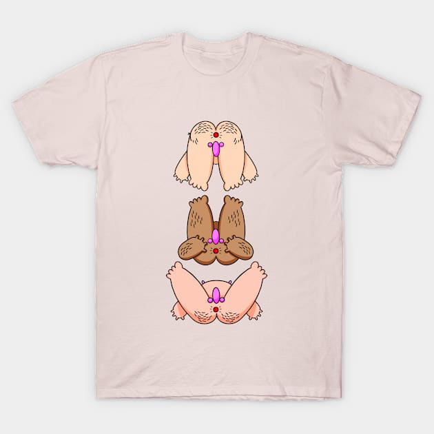 Bums T-Shirt by LoveBurty